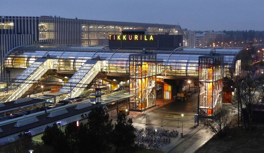 New Tram Line Between Helsinki and Airport Launches Construction at Tikkurila Station 1 Airport Launches Construction at Tikkurila Station