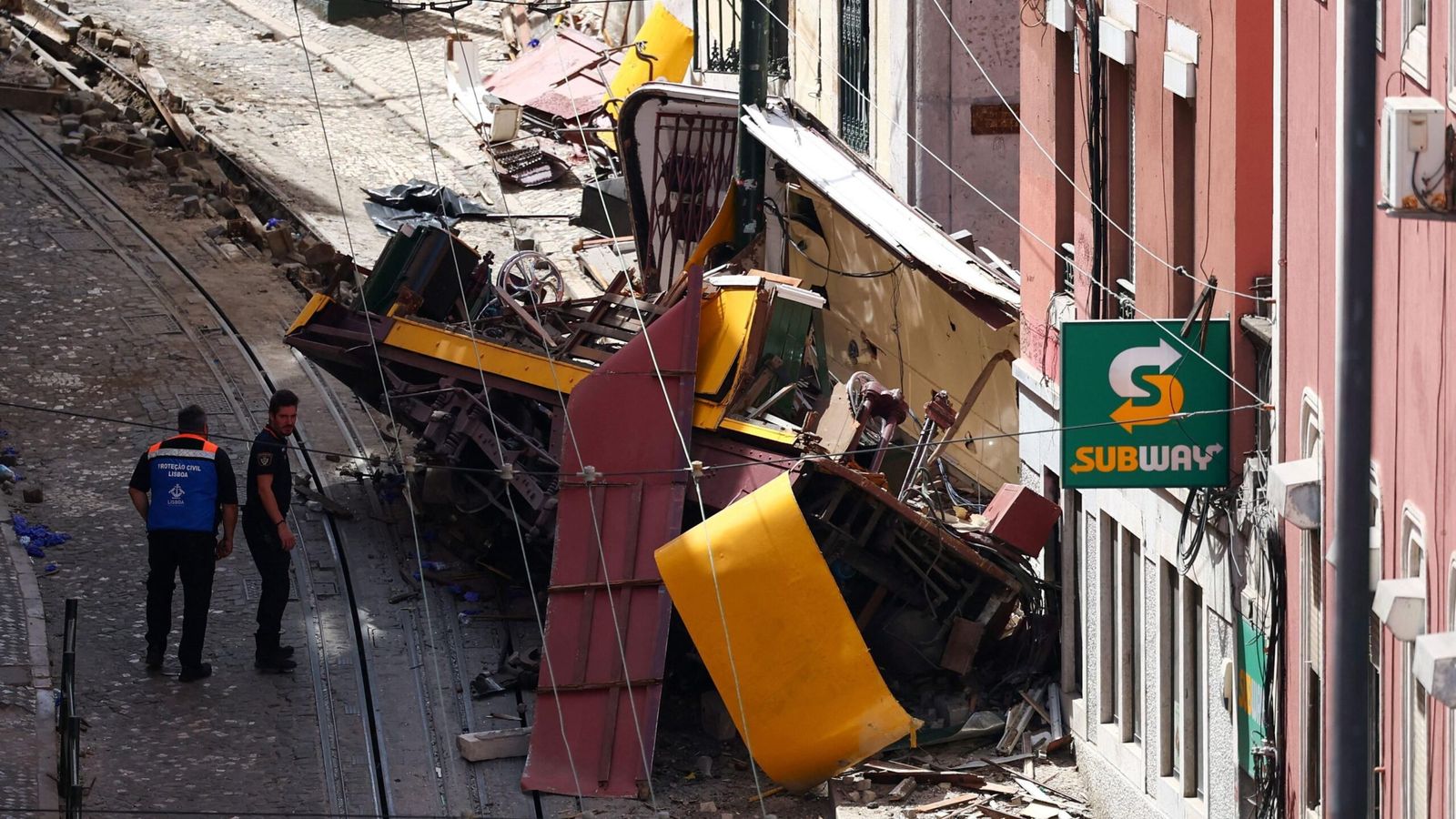 Lisbon Funicular Crash
