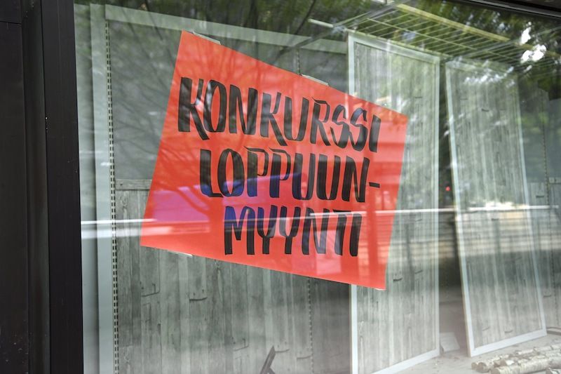Bankruptcies in Finland Hit 30-Year High as Business Closures Accelerate 1 Bankruptcies in Finland Hit 30-Year High as Business Closures Accelerate
