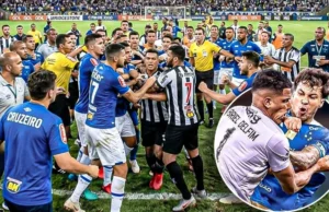 23 Players Shown Red Card After Mass Brawl in Brazilian Football Final 23 Players Shown Red Card After Mass Brawl in Brazilian Football Final