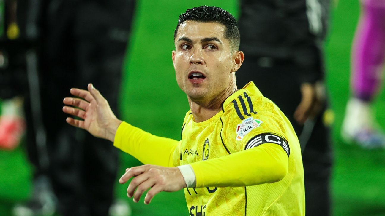 Cristiano Ronaldo to leave Saudi Arabia after an injury amid ongoing conflict in the Middle East