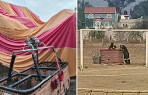 Hot Air Balloon Crash in Teotihuacan Injures Two British Tourists Hot Air Balloon Crash in Teotihuacan Injures Two British Tourists