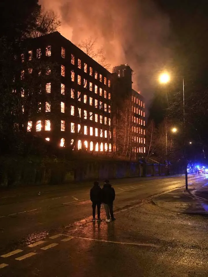 Teenager Arrested After Fire Devastates Historic Big Mill in Leek