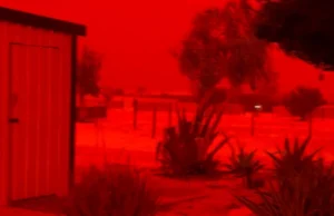 Sky Turns Red in Western Australia as Cyclone Approaches Sky Turns Red in Western Australia as Cyclone Approaches