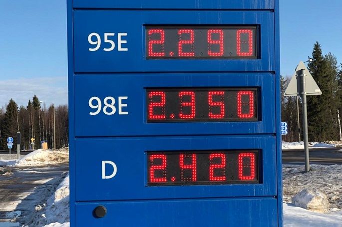 Fuel Prices in Finland Surge in March Amid Global Supply Disruptions