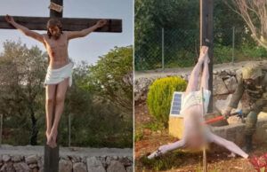 IDF Investigates Soldier Seen Damaging Jesus Statue in Southern Lebanon IDF Investigates Soldier Seen Damaging Jesus Statue in Southern Lebanon