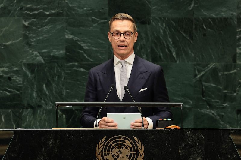 Alexander Stubb calls for stronger international rules as Finland launches UN Security Council bid