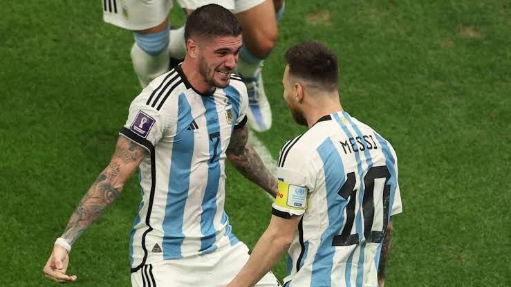 2026 Ballon d'Or: Rodrigo De Paul backs Lionel Messi after World Cup display