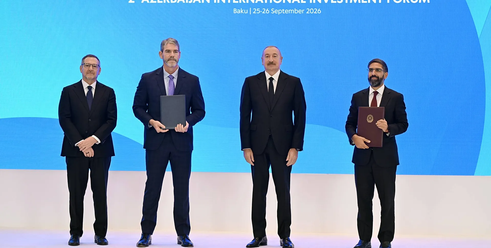 Documents signed as part of 2nd Azerbaijan International Investment Forum exchanged president.az, September 2026