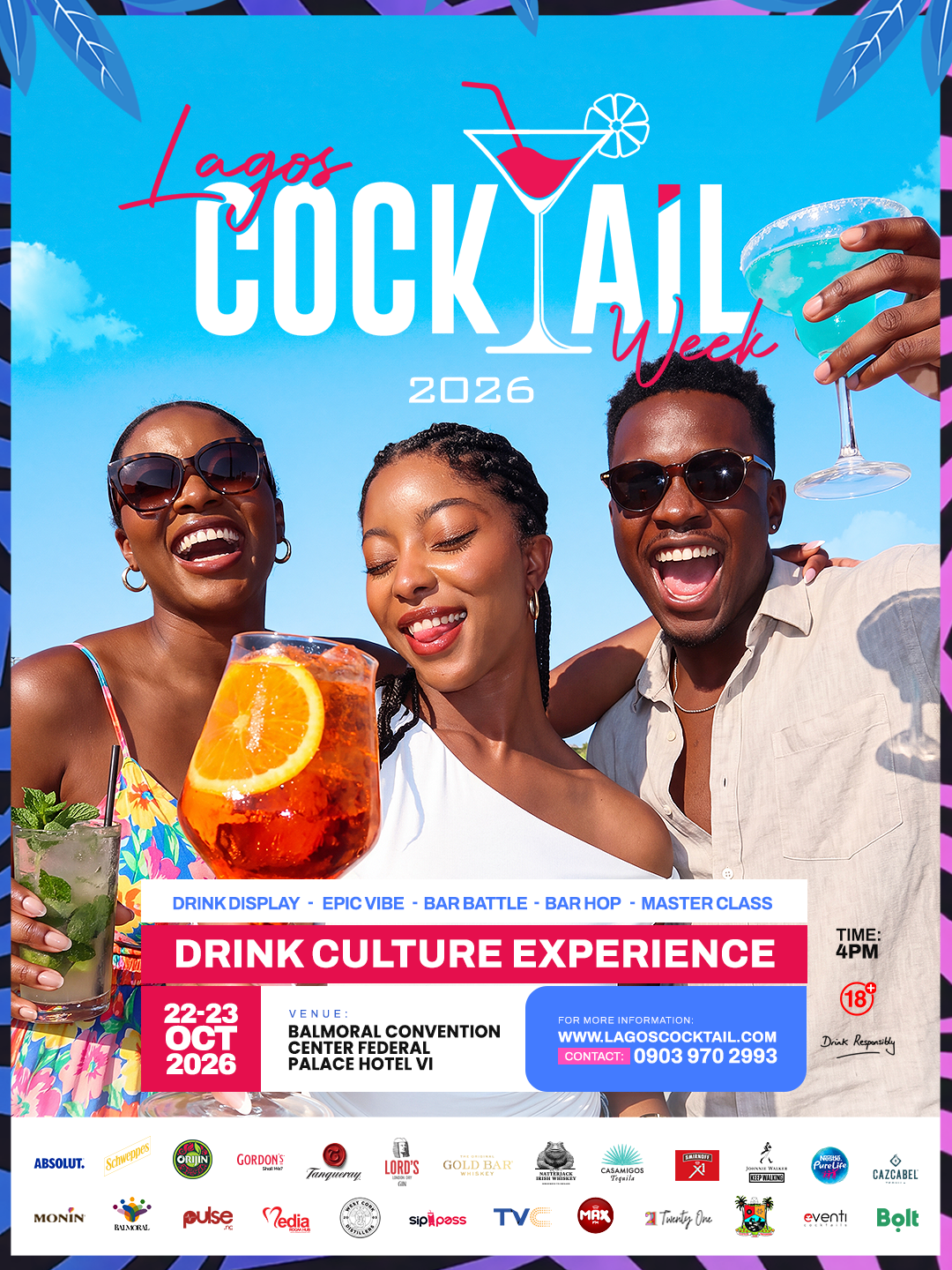 Lagos Cocktail Week 2026 to Bring African Bar Talent Together for a Week of Cross-Border Exchange