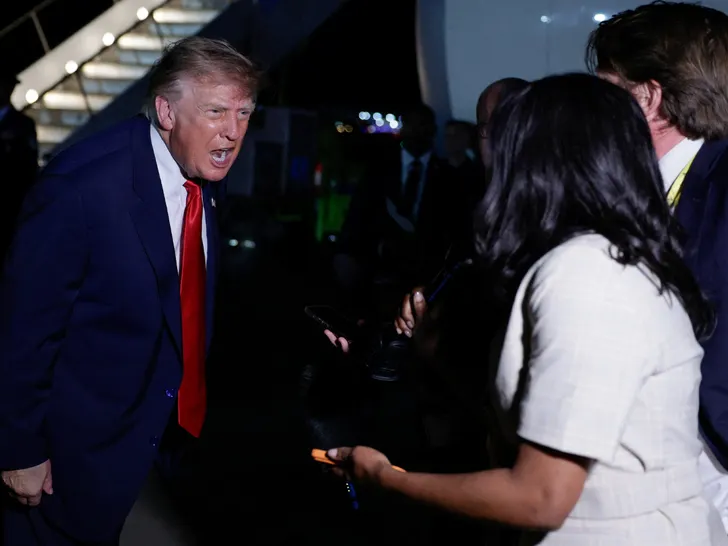 Trump clashes with ABC News reporter over proposed $5,000 payments and US debt