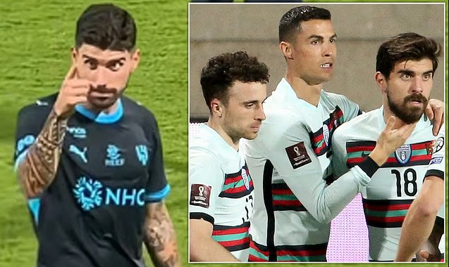 Cristiano Ronaldo urges Saudi league to impose lifetime bans after Diogo Jota chants aimed at Ruben Neves 1 VIDEO: Cristiano Ronaldo urges Saudi league to impose lifetime bans after Diogo Jota chants aimed at Ruben Neves